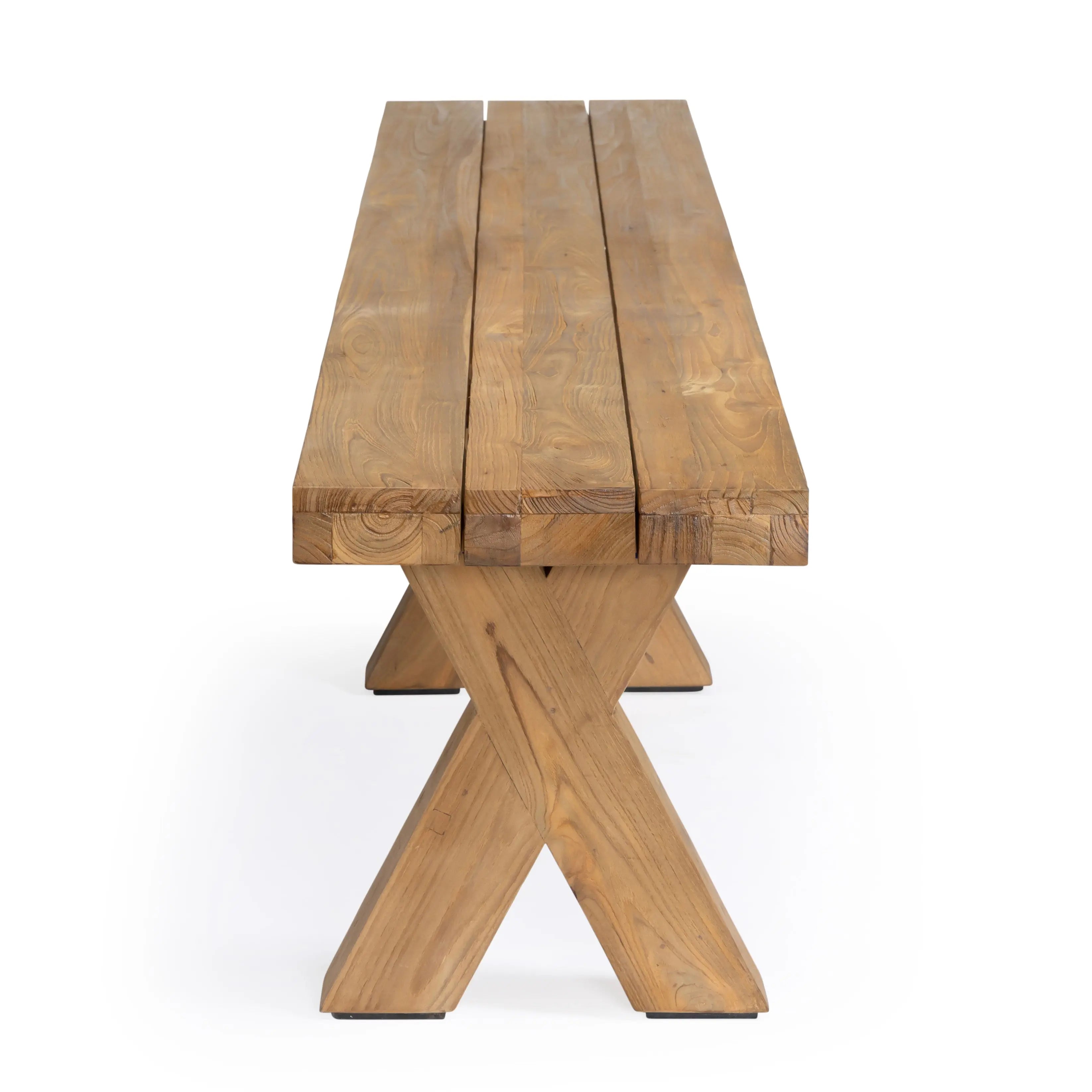 Outdoor Teak Dining Benches