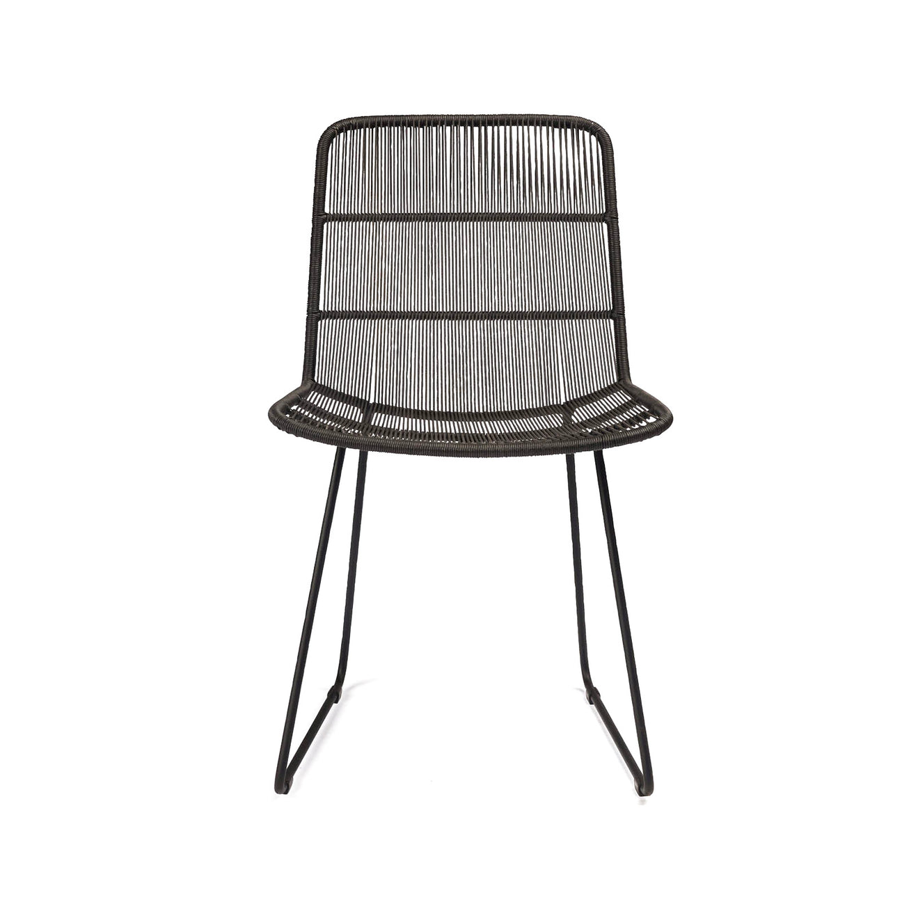 Nairobi Woven Dining Side Chair (Black)