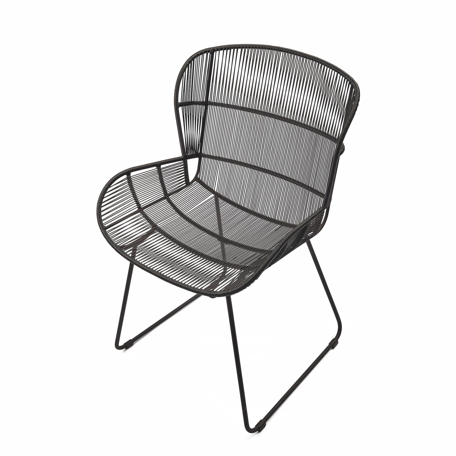 Nairobi Woven Dining Arm Chair (Black)