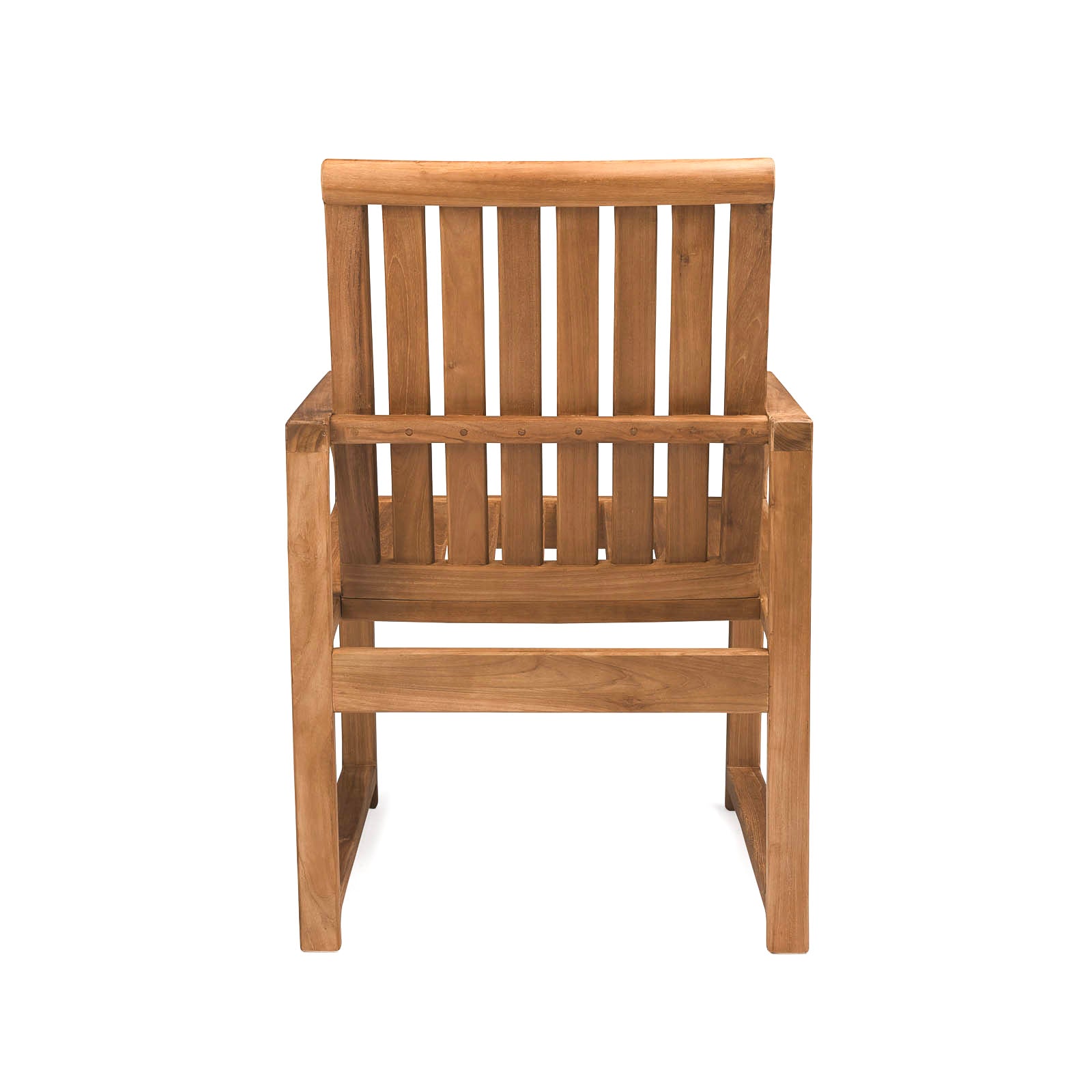 Capri Teak Outdoor Dining Arm Chair