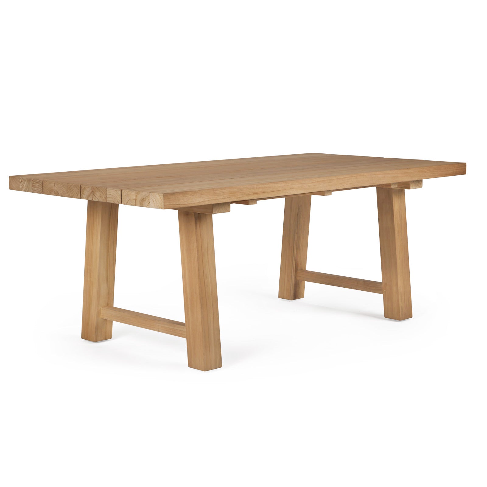 Somerset Teak Trestle Dining Table 98".