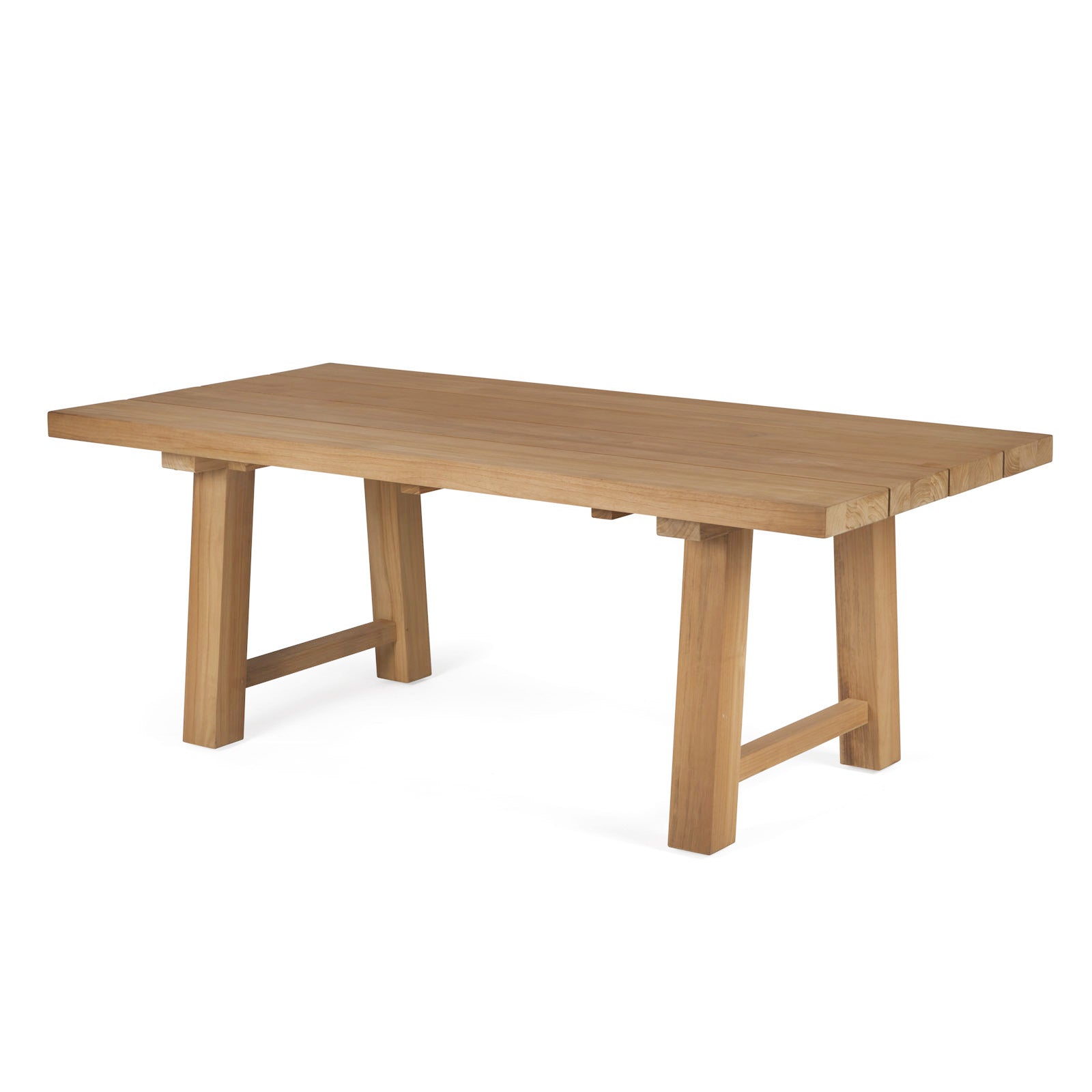 Somerset Teak Trestle Dining Table 98".