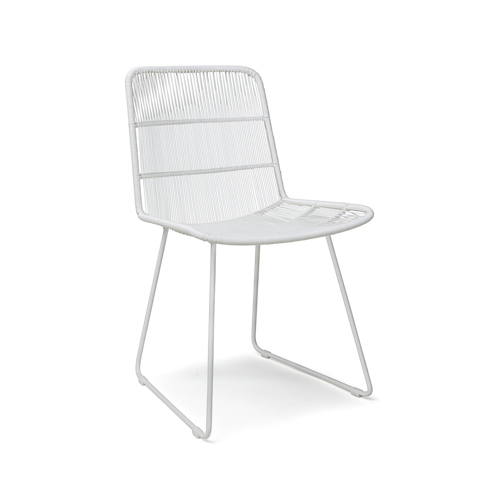 Nairobi Woven Dining Side Chair (White)