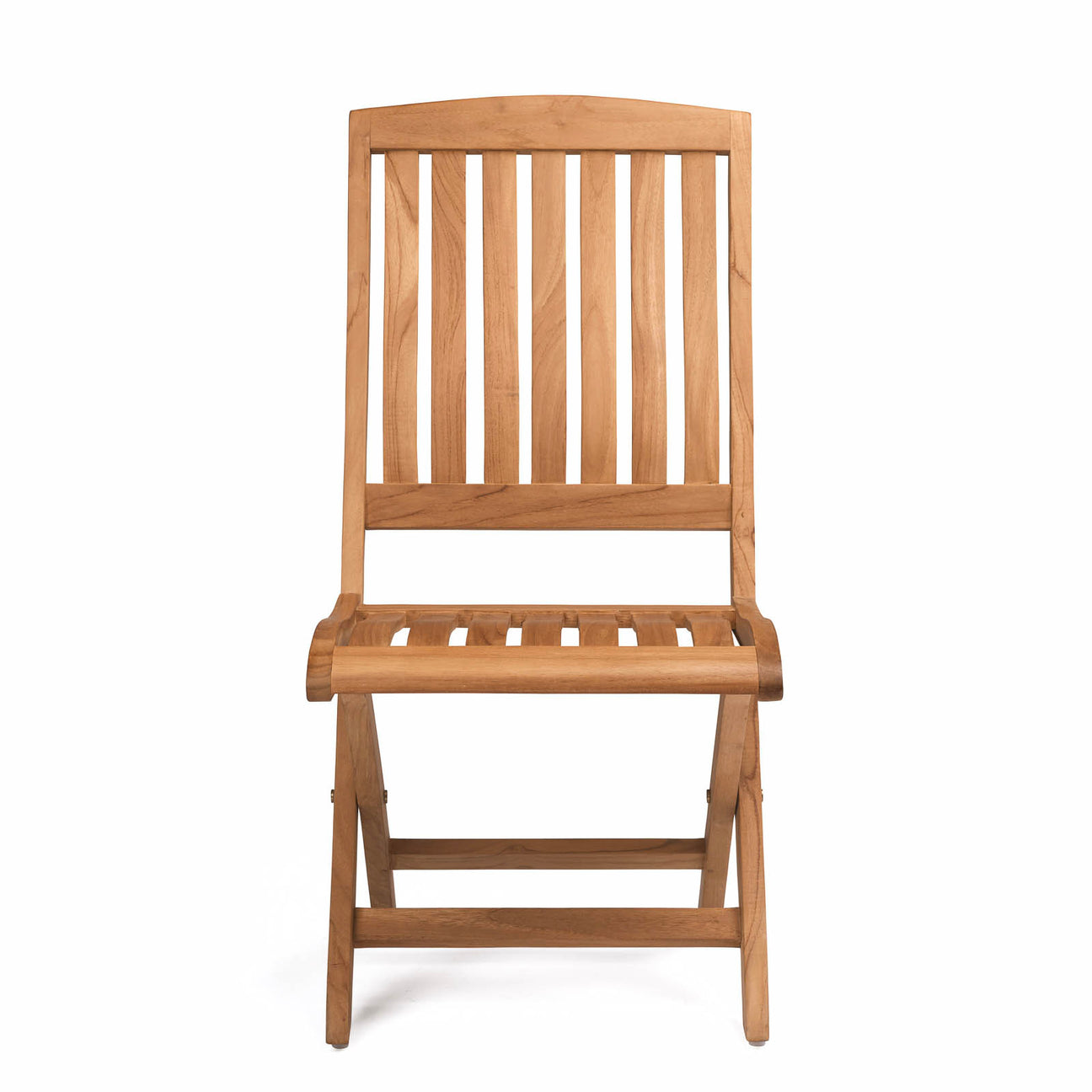 Como Teak Outdoor Folding Dining Side Chair