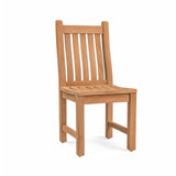 Wave Teak Dining Side Chair - Teak Warehouse