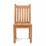 Wave Teak Dining Side Chair - Teak Warehouse