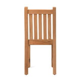 Wave Teak Dining Side Chair - Teak Warehouse