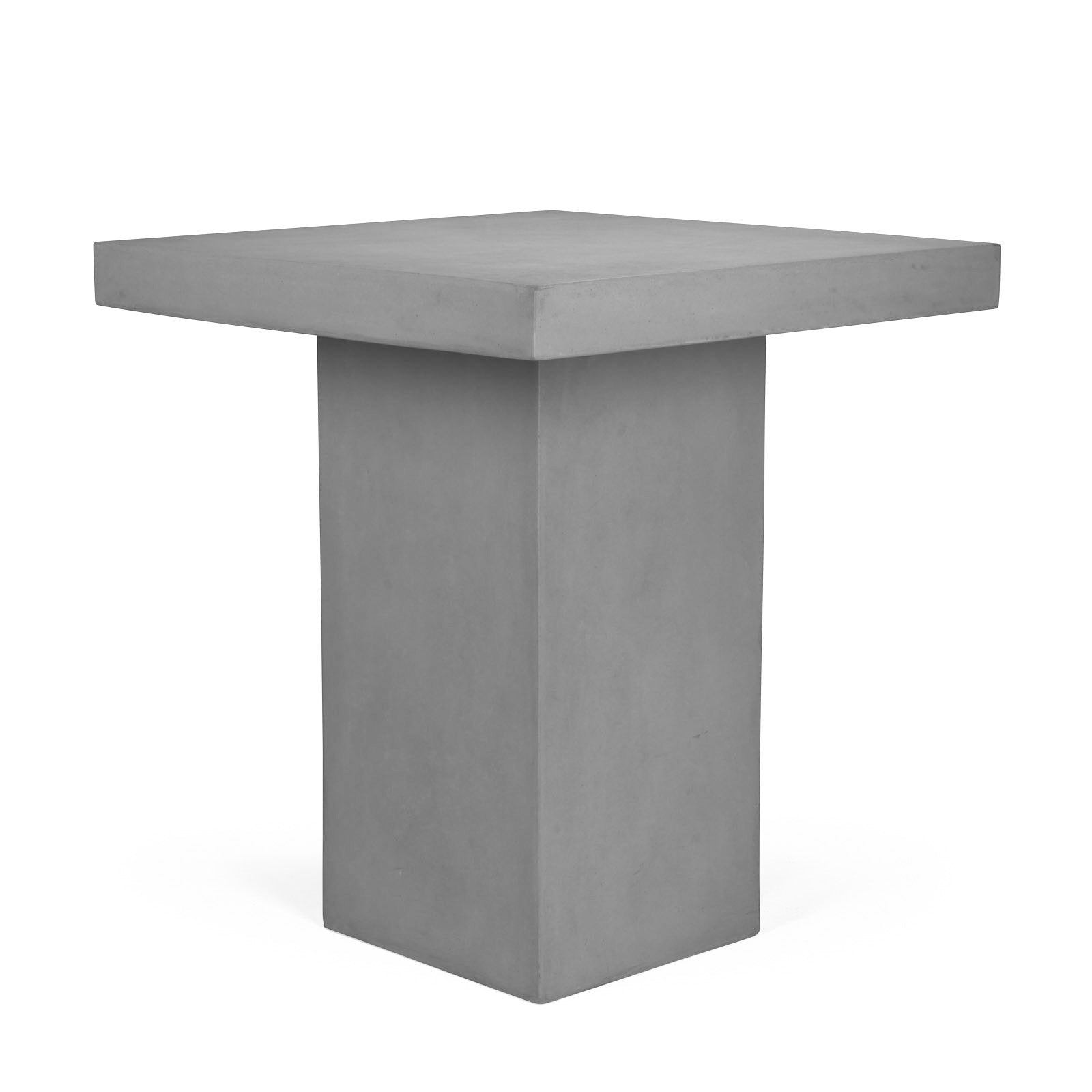 Raw Concrete Bar Height Table