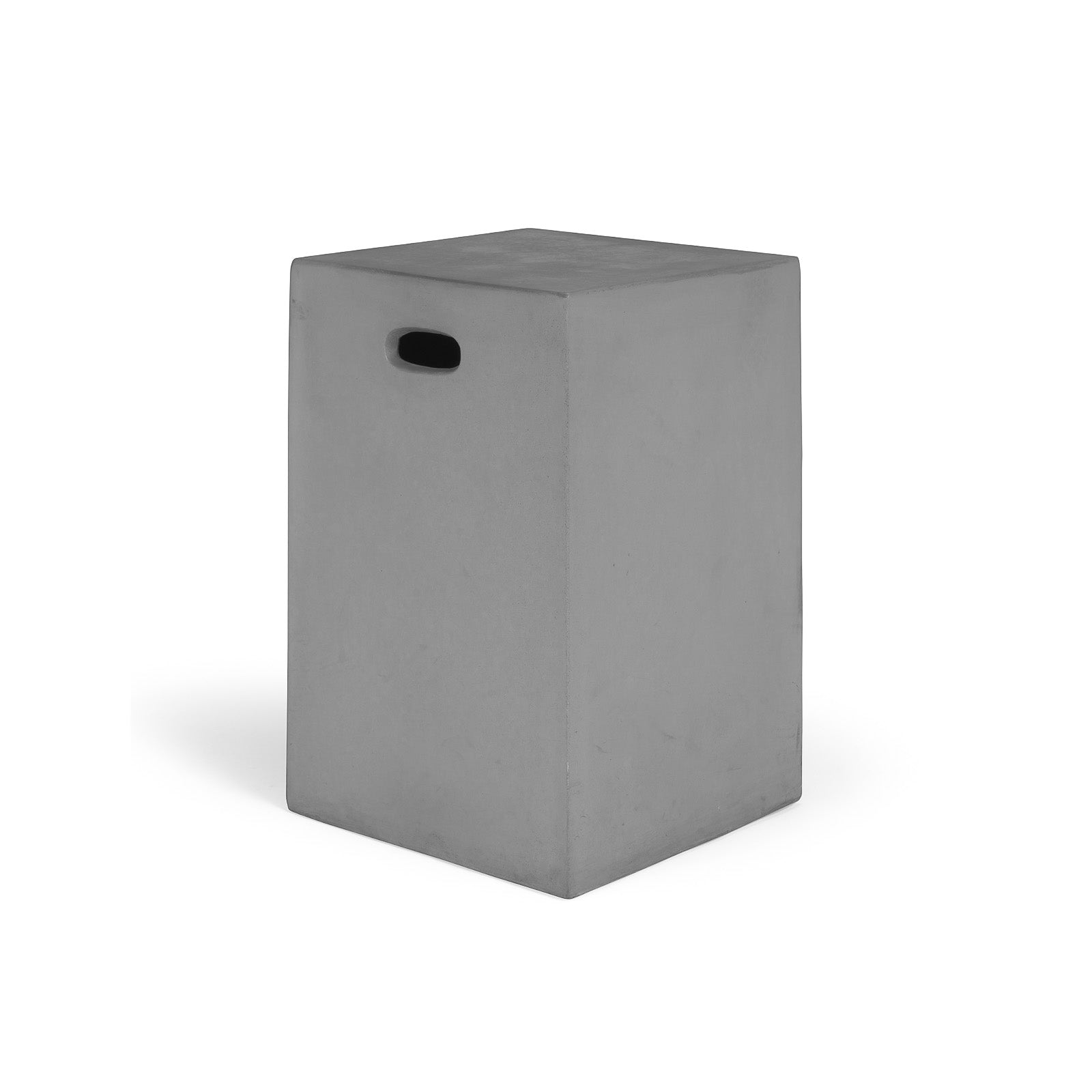 Raw Concrete Counter Height Stool