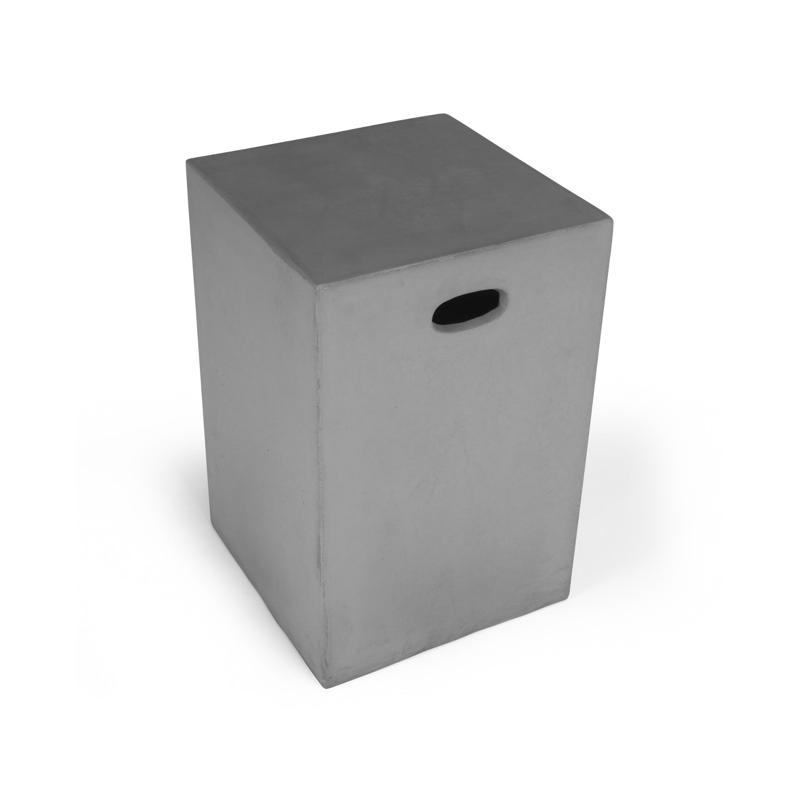 Raw Concrete Counter Height Stool