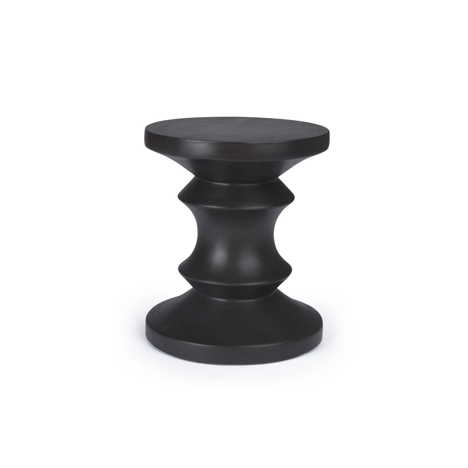 Blok Concrete Chess Side Table (Black)