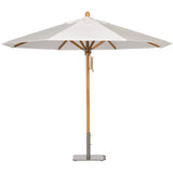 Santa Monica Octagonal Umbrella 11' Teak Warehouse