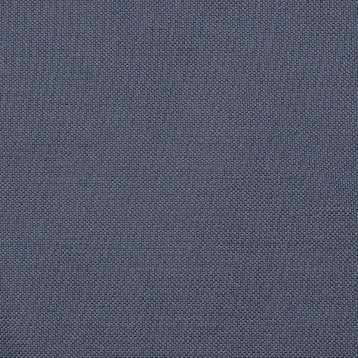 A fabric surface displays a repetitive hexagonal pattern, creating a textured appearance. This dark blue material conveys a sense of durability and uniformity, suitable for various textile applications.