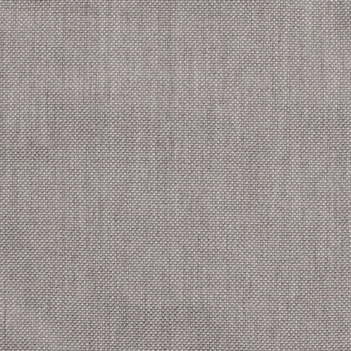 Gray fabric displaying a tight, even weave pattern in a finely textured design, creating a uniform appearance without additional context or elements.