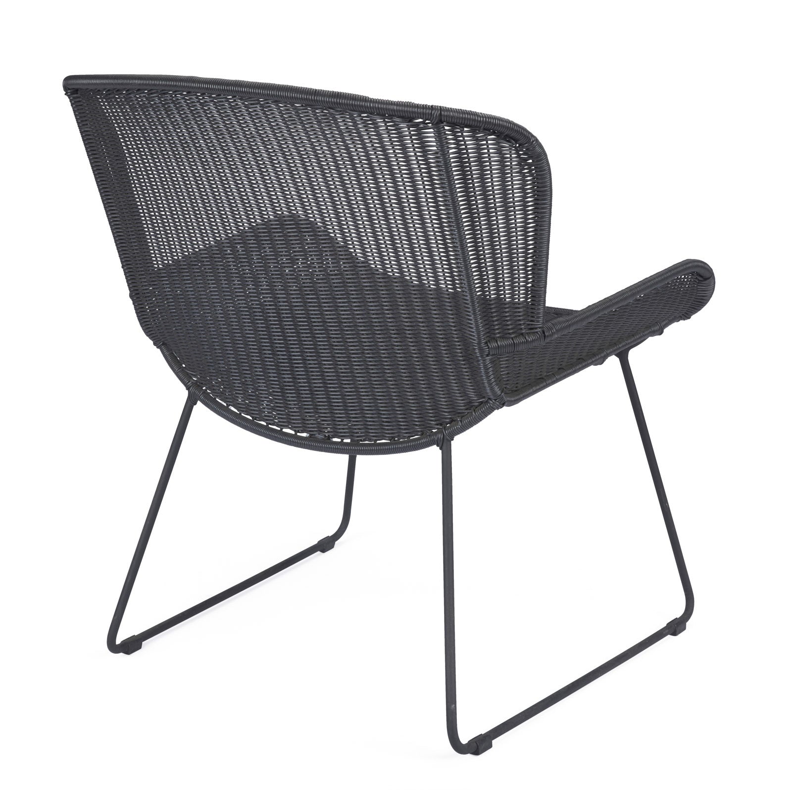 Nairobi Pure Wicker Relaxing Chair (Black)