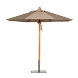 Santa Monica Octagonal Umbrella 9' Teak Warehouse