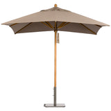 Santa Monica Square Umbrella 10' Teak Warehouse