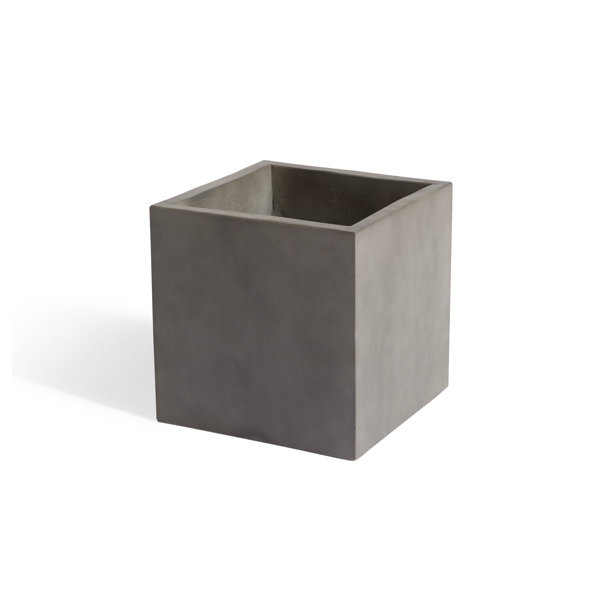 Flora Cube Polished Concrete Planter (Small)