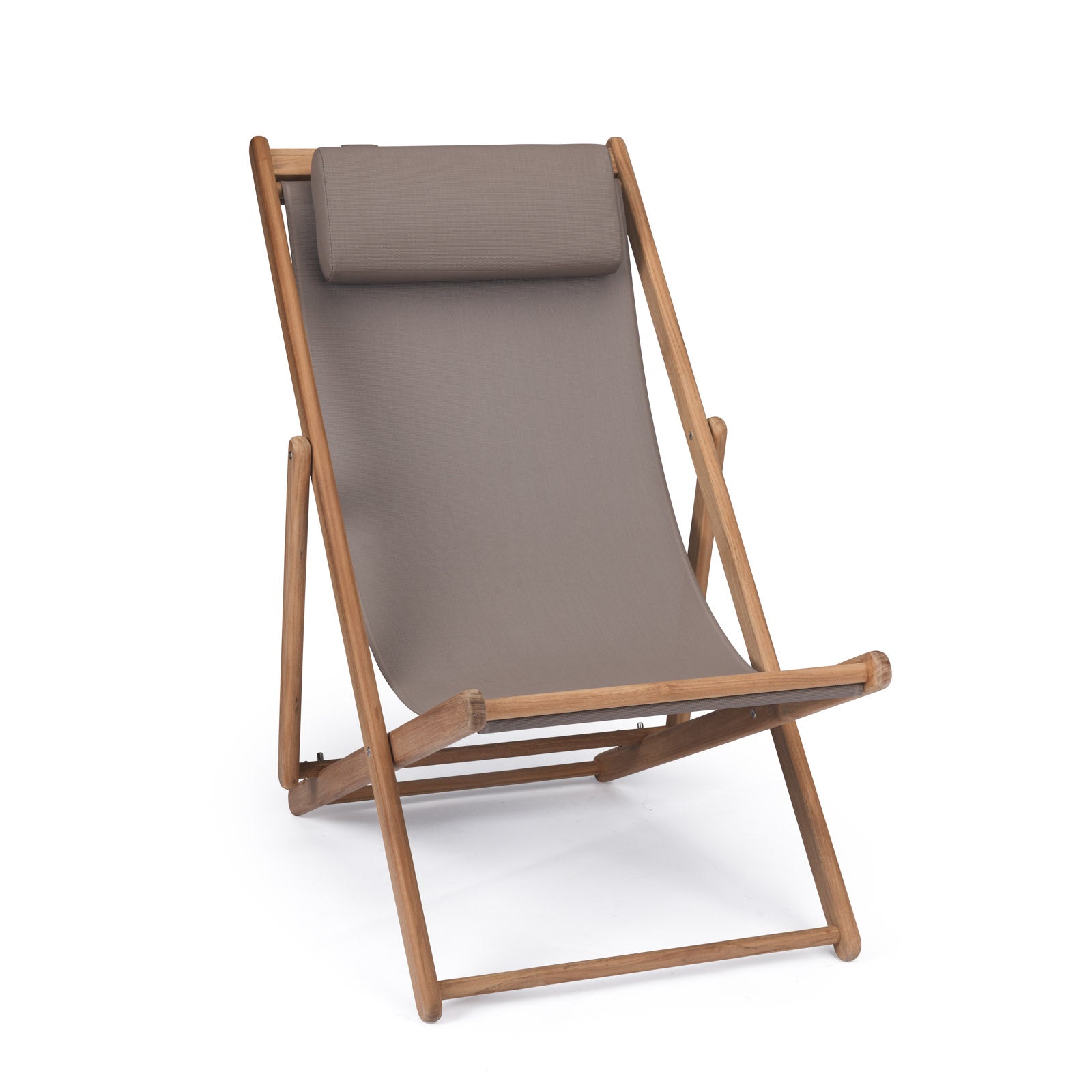 Sling Teak Outdoor Relaxing Chair