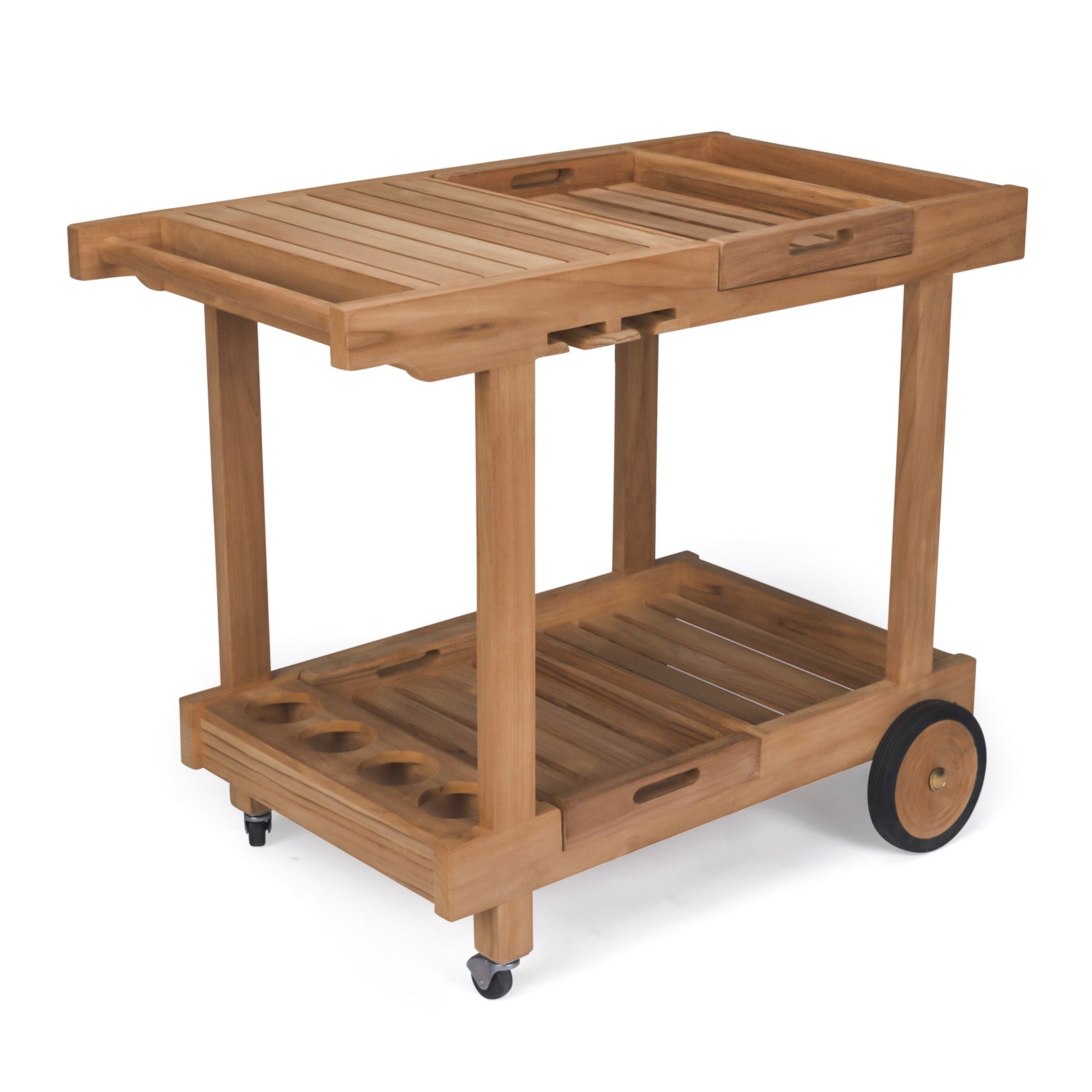 Teak Outdoor Bar Cart