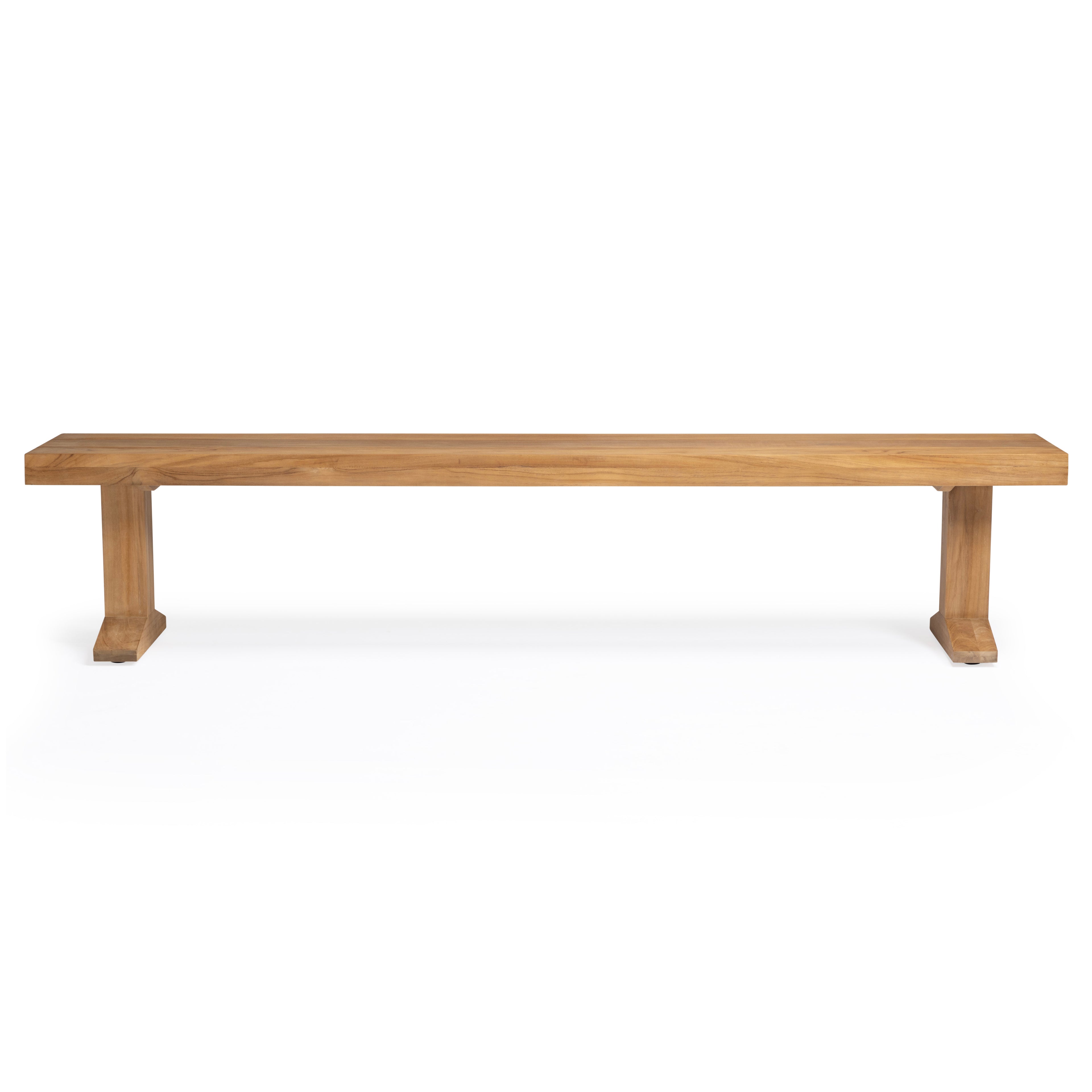  A-Grade Teak Dining Bench Durable Outdoor Patio Seating