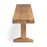 A-Grade Teak Outdoor Dining Bench Elegant Patio Seating 