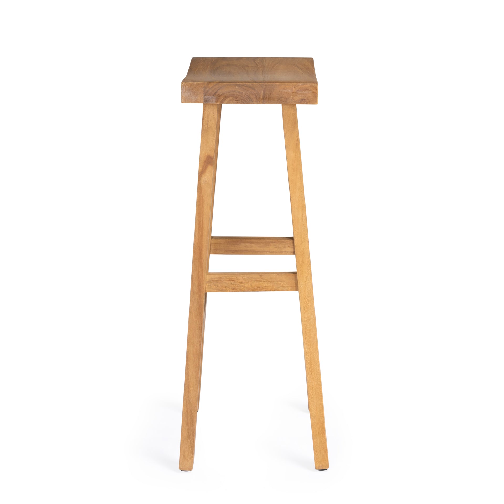 Vail Teak Outdoor Bar Stool.