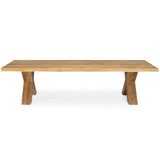 Boxx Reclaimed Teak Outdoor Dining Table 94" - Teak Warehouse