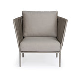 Stone-colored Beverly Hills rope outdoor chair