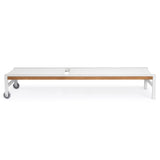 Beverly Hills Aluminum Outdoor Sun Lounger (White) - Teak Warehouse