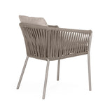 Beverly Hills Rope Outdoor Dining Chair (Stone) Teak Warehouse