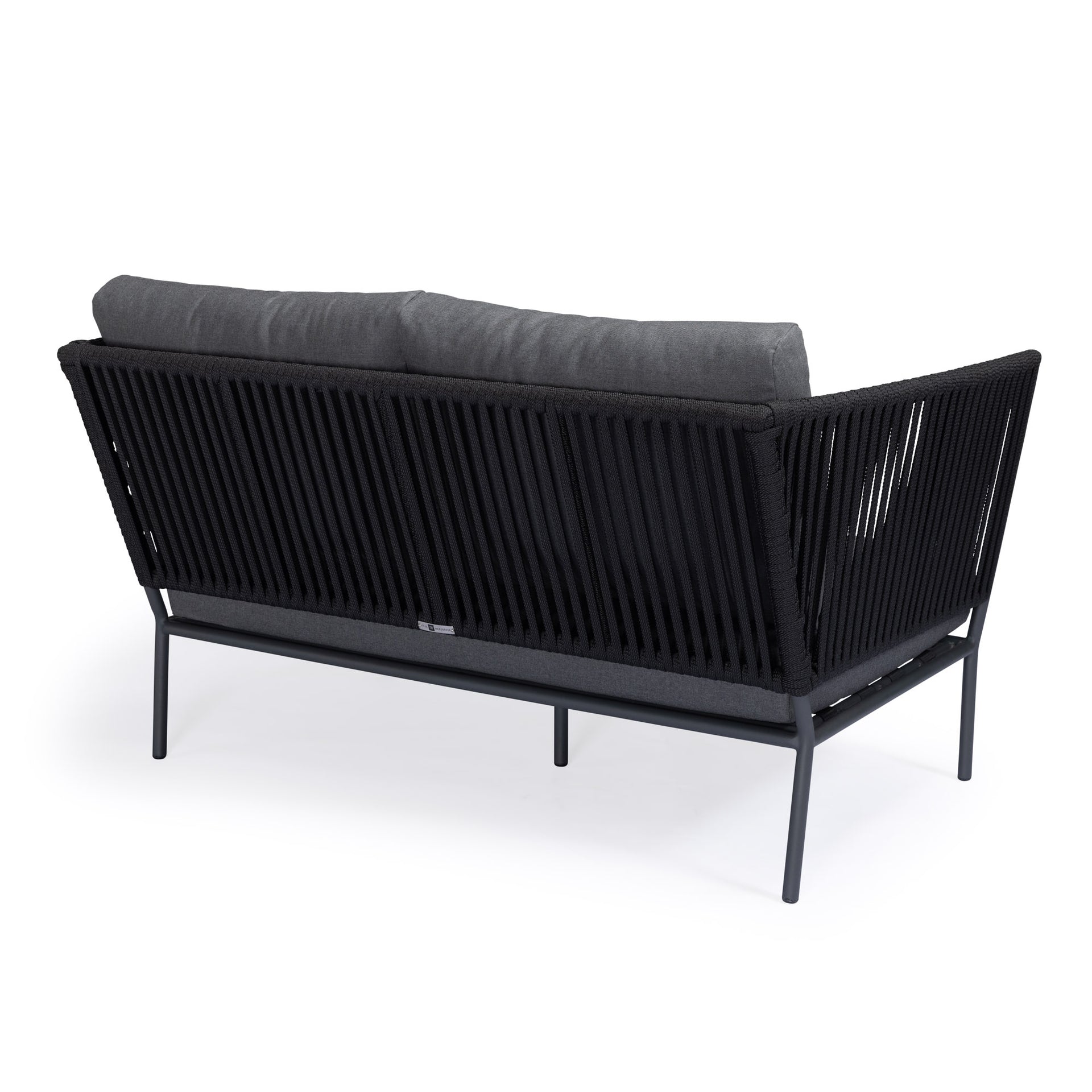 Beverly Hills Rope Outdoor Loveseat (Graphite)..