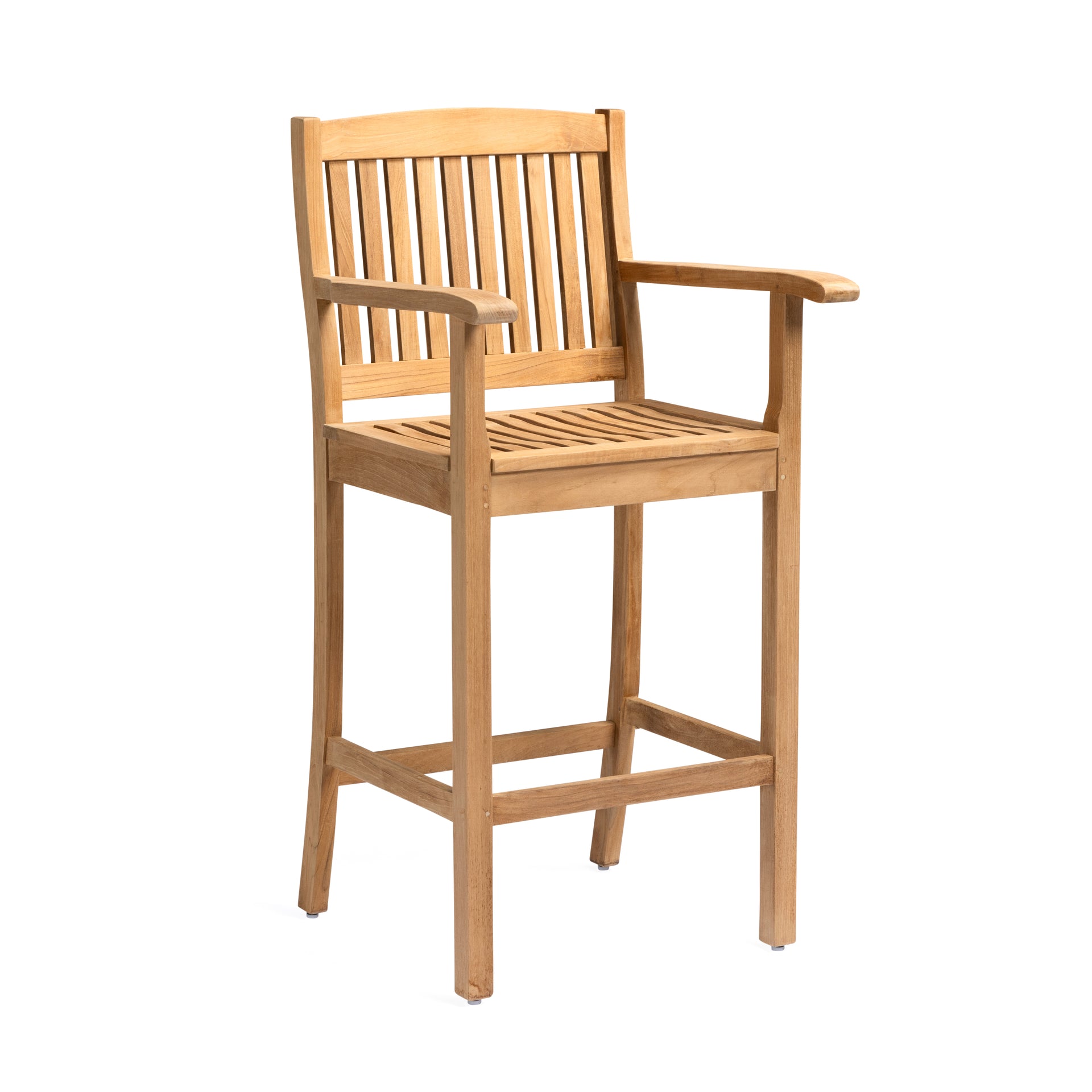 Verona Teak Arm Bar Stool