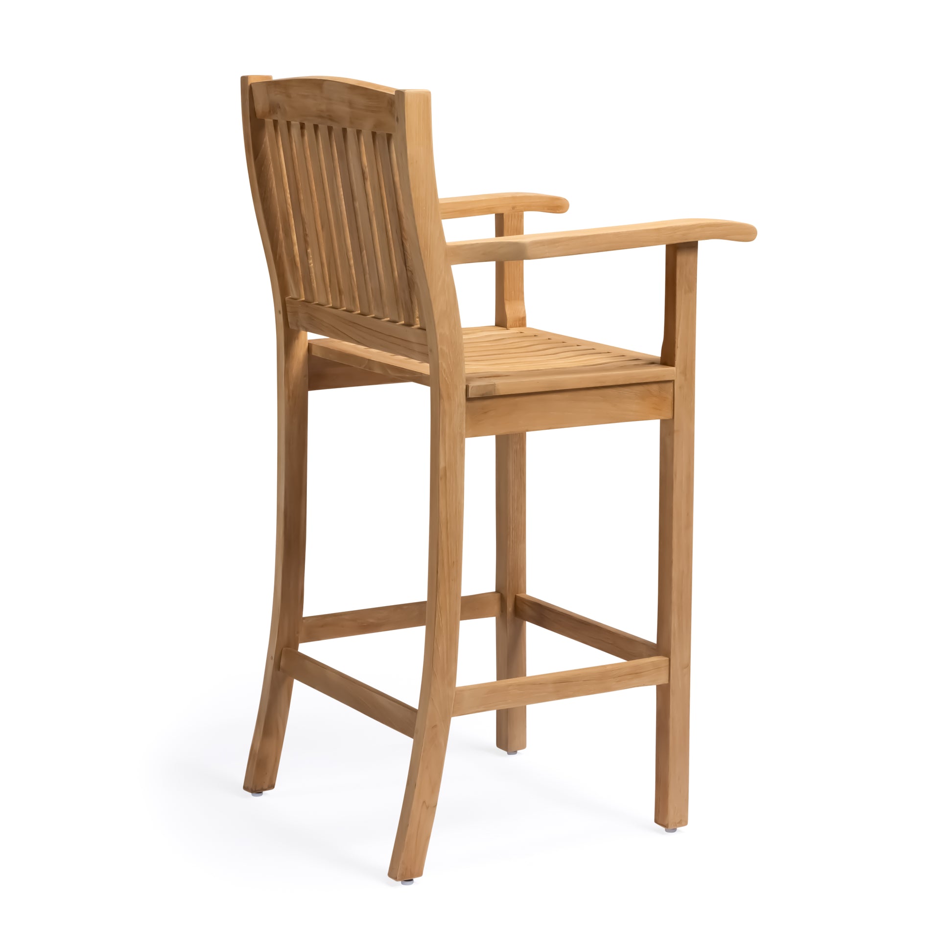 Verona Teak Arm Bar Stool