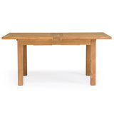 Capri teak outdoor rectangular double extension table