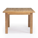Capri teak double extension outdoor dining table