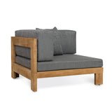 Coast Teak Outdoor Sectional Corner (Left) - Teak Warehouse