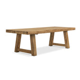 Hunter Reclaimed Teak Outdoor Dining Table 118" - Teak Warehouse