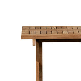 Skipper Square Teak Outdoor Folding Side Table Teak Warehouse