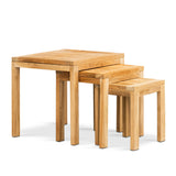 Teak Outdoor Nesting Table (Small) - Teak Warehouse