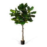 Artificial Fiddle Leaf Tree 78" - Teak Warehouse