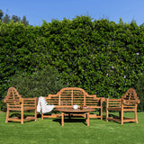Lutyens A-Grade Teak Bench Elegant Outdoor Seating 