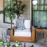 Kuba Teak Outdoor Club Chair - Teak Warehouse