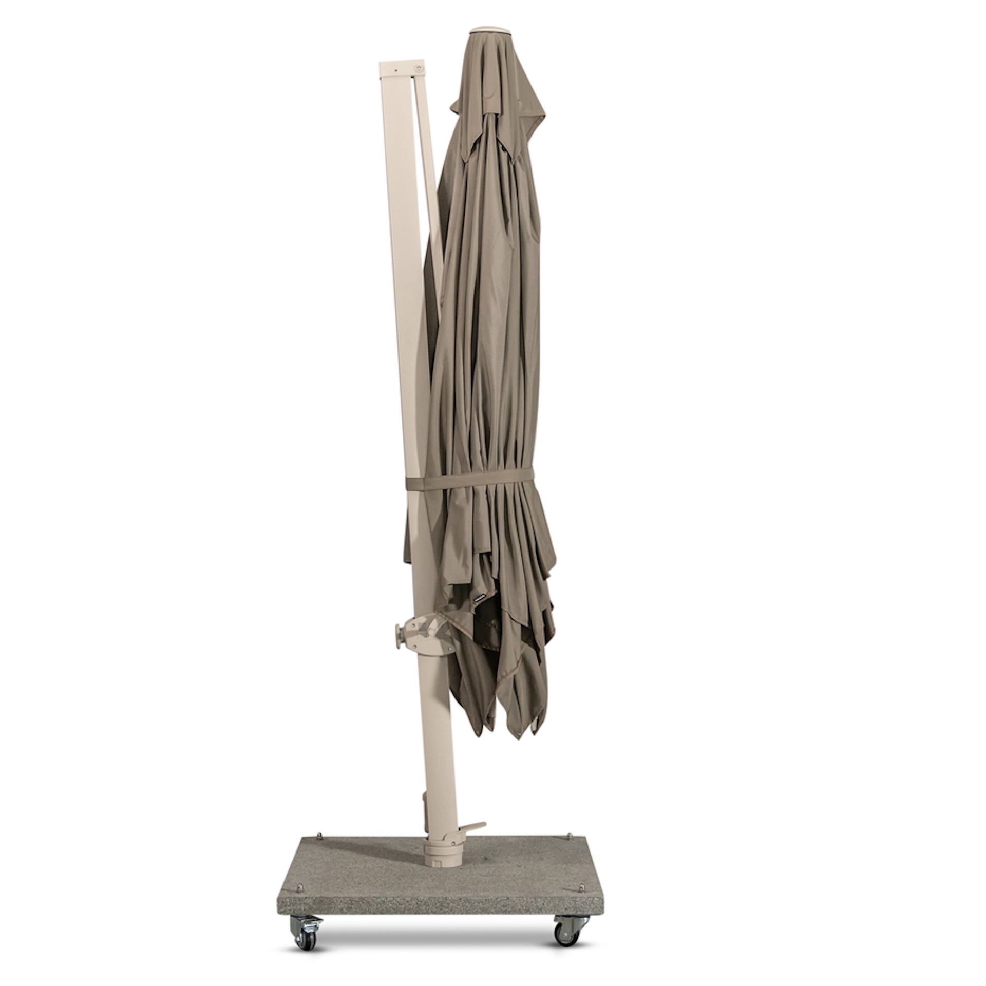 Big Sur Cantilever Umbrella (Taupe Canopy, Linen Frame)