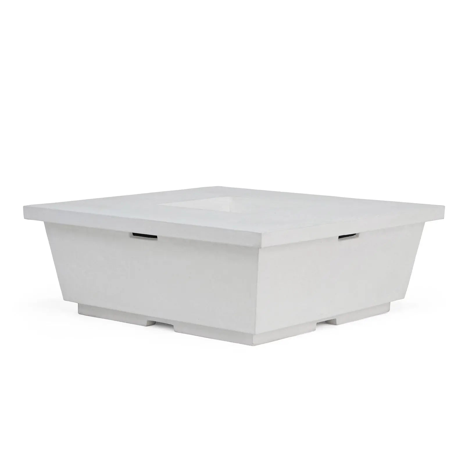 Square Concrete Fire Pit Shell (White) Teak Warehouse