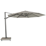 Carmel Round Cantilever Umbrella (Gris Canopy, Anthracite Frame) - Teak Warehouse
