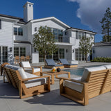 Kuba Teak Outdoor Loveseat Teak Warehouse