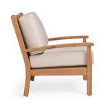 Naples Teak Outdoor Club Chair - Teak Warehouse