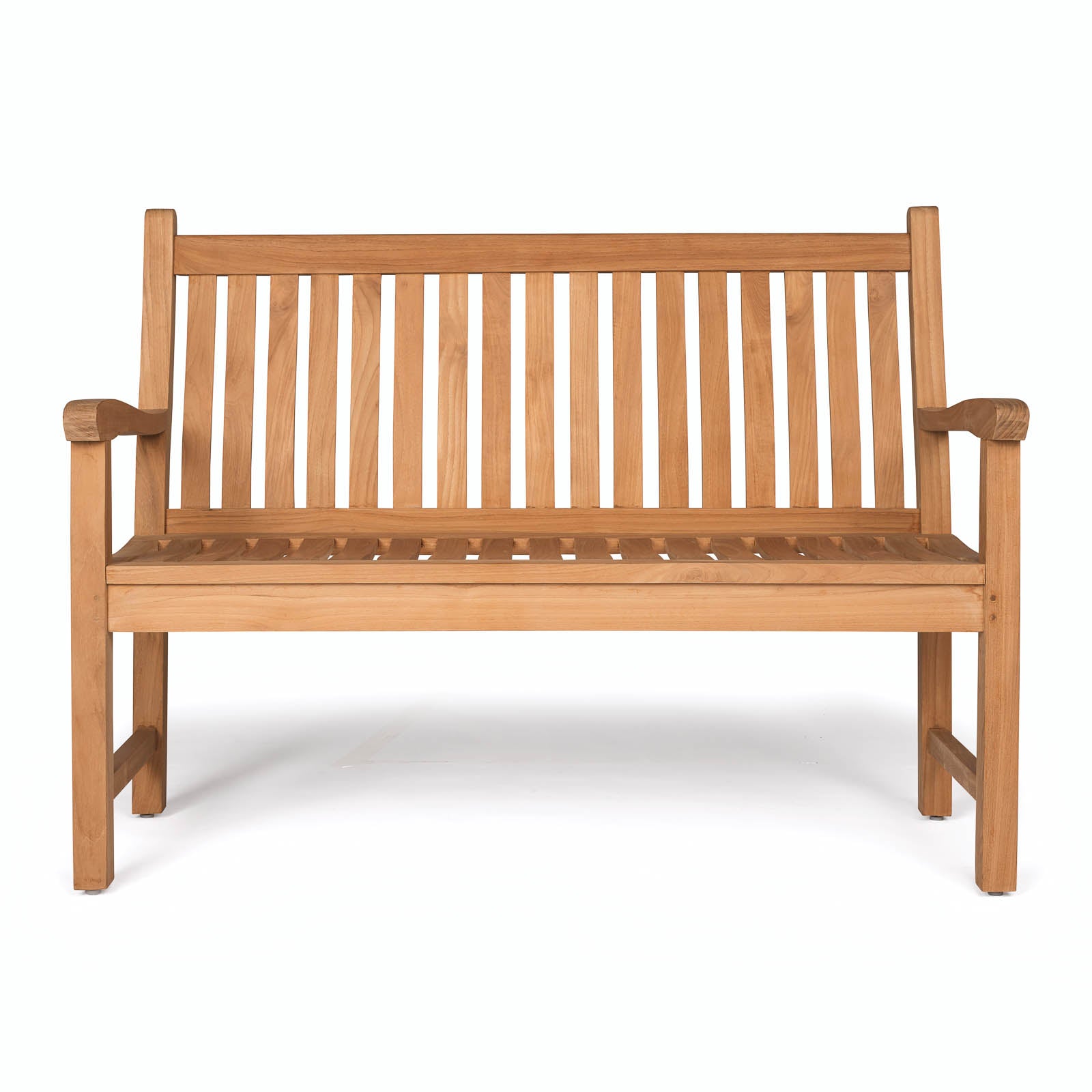 Wave Teak Outdoor Bench (2.5 Seat)