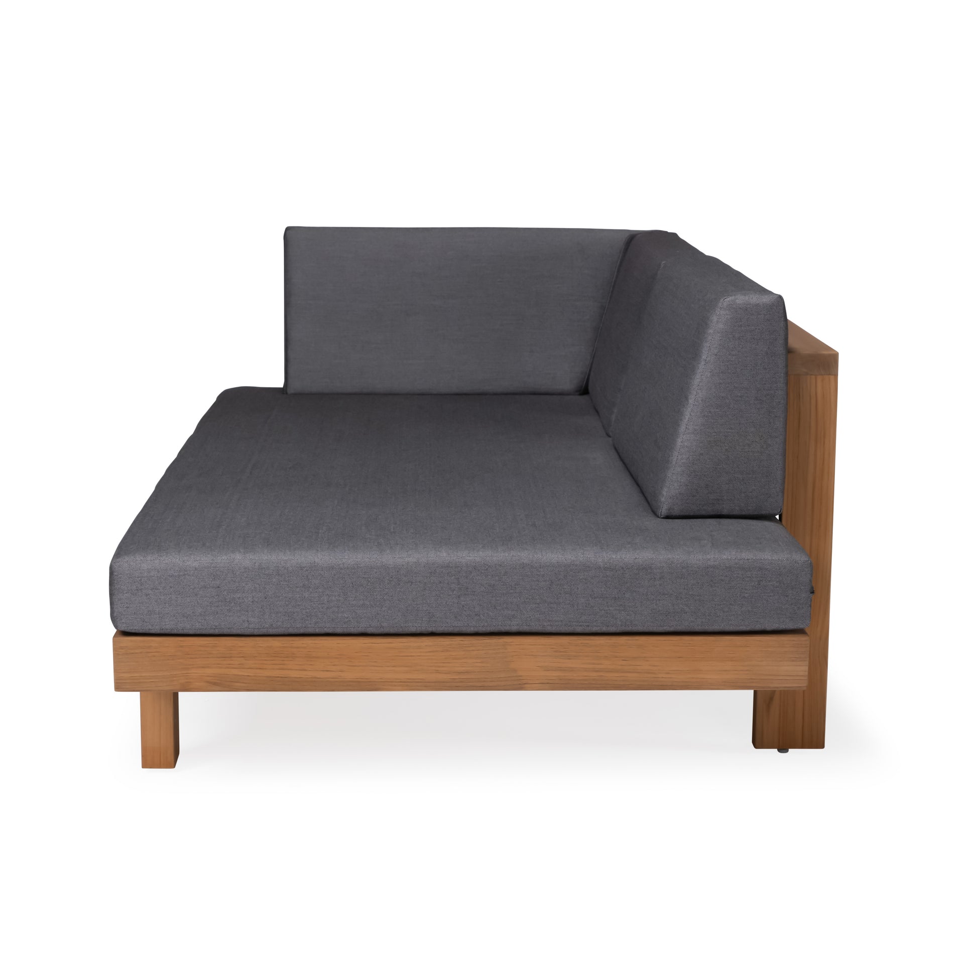 Cabo Teak Outdoor Daybed (Right Arm)